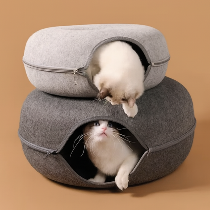 Donut Felt Bed Cat